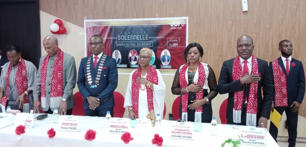 JCI Abidjan-Océan / Le bureau s’engage à œuvrer pour l’efficacité, la solidarité et l’innovation