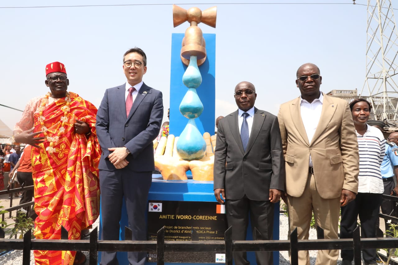 Accès à l’eau potable / Plus de 13 mille ménages de Koumassi Grand Campement bénéficient du projet KOICA