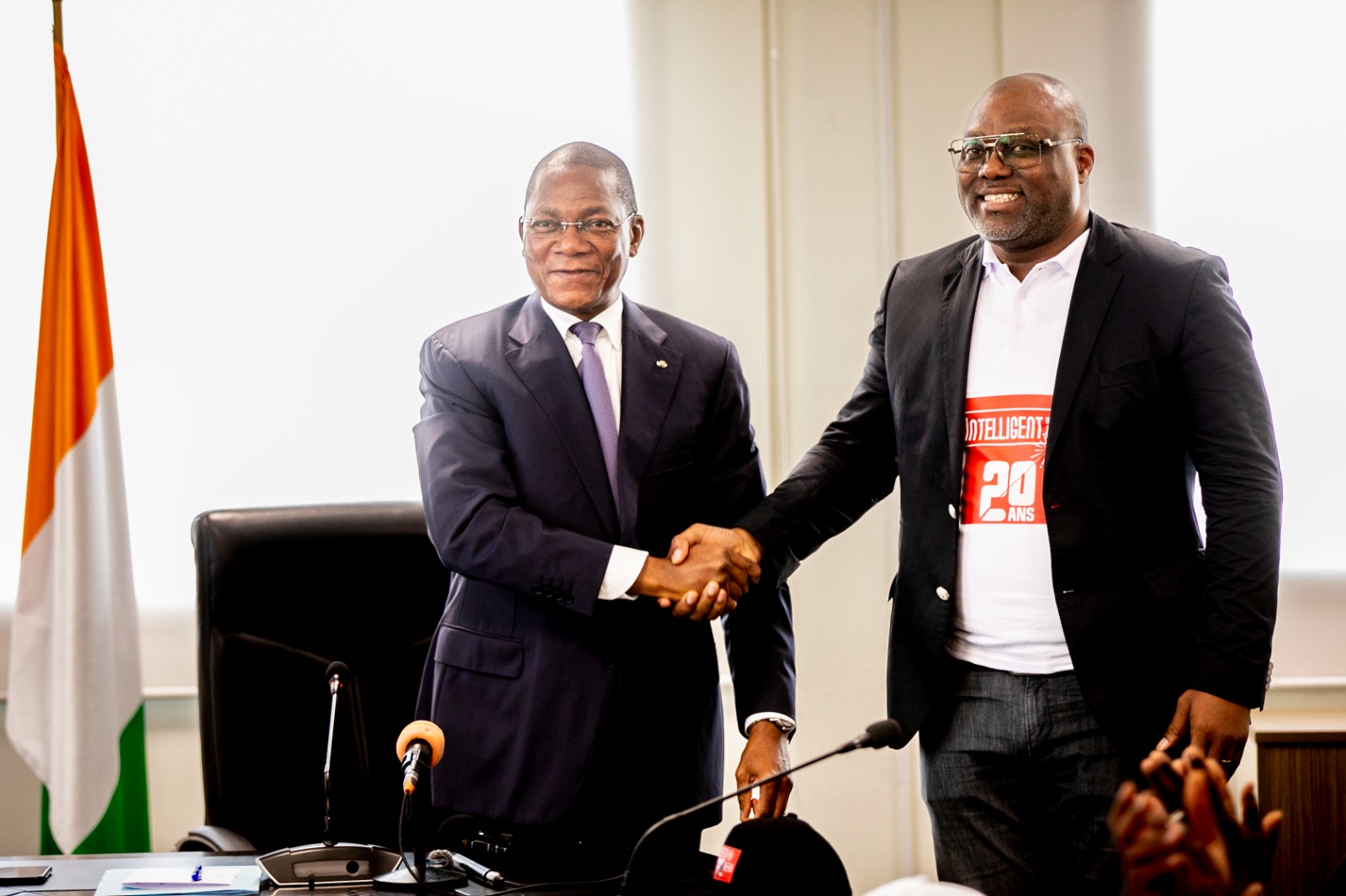 Célébration des 20 ans / Le Port Autonome d'Abidjan et Bruno Koné accueillent L'Intelligent d'Abidjan