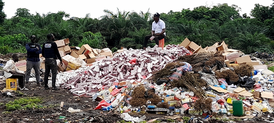Région du Tonkpi / Plus de 70 millions Fcfa de drogues et autres produits prohibés incinérés à Man
