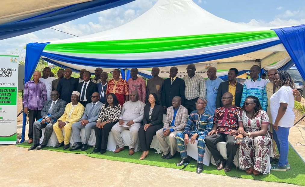 Diagnostic moléculaire des plantes / La Sierra Leone inaugure son 1er laboratoire WAVE en présence du directeur Exécutif Prof Justin PITA