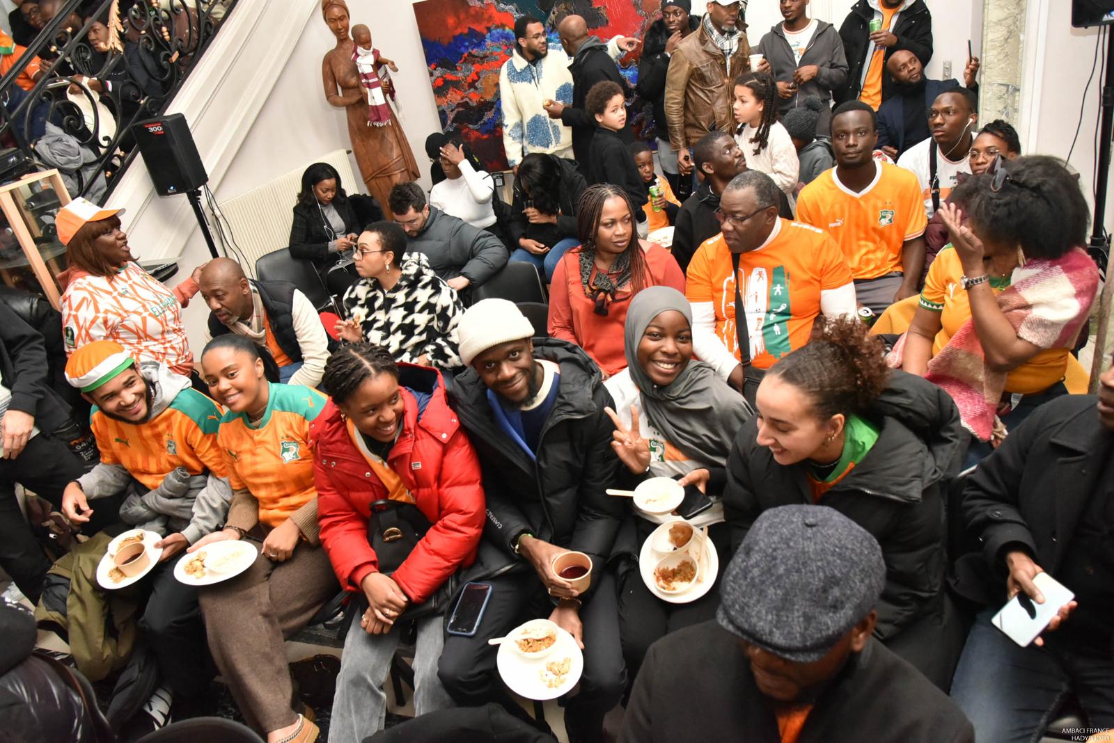 Village CAN Akwaba Paris / Les Ivoiriens prennent d’assaut l’Ambassade de Côte d’Ivoire