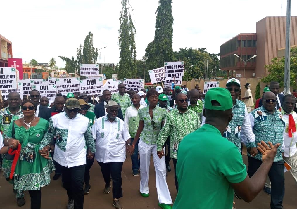 Election présidentielle 2025 / Le PDCI-RDA Indénié-Djuablin dans la rue pour dire NON à la Radiation de Tidjane Thiam