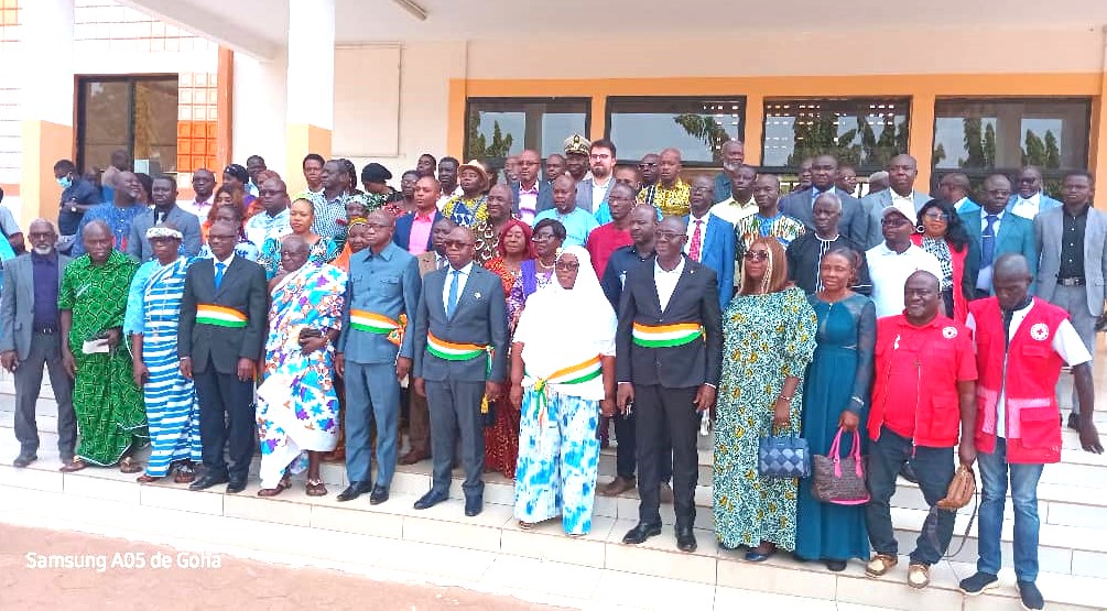 Vœux de nouvel an 2025 / Le maire de la commune d’Abengourou Hervé Adom Boa reçoit les civilités de sa population