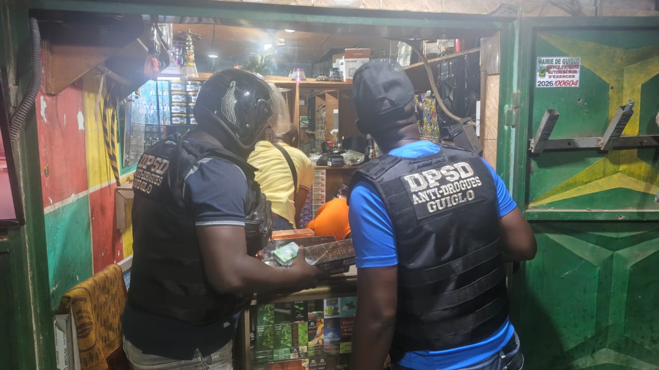 Opération ‘’Zéro Chicha’’ / La police antidrogue saisit plusieurs produits illicites à Guiglo