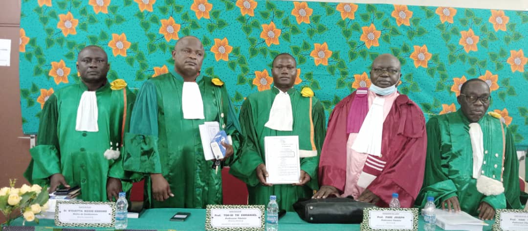 Ecriture poétique / Mention très honorable pour Dr Kouakou Gildas à l’université de Cocody