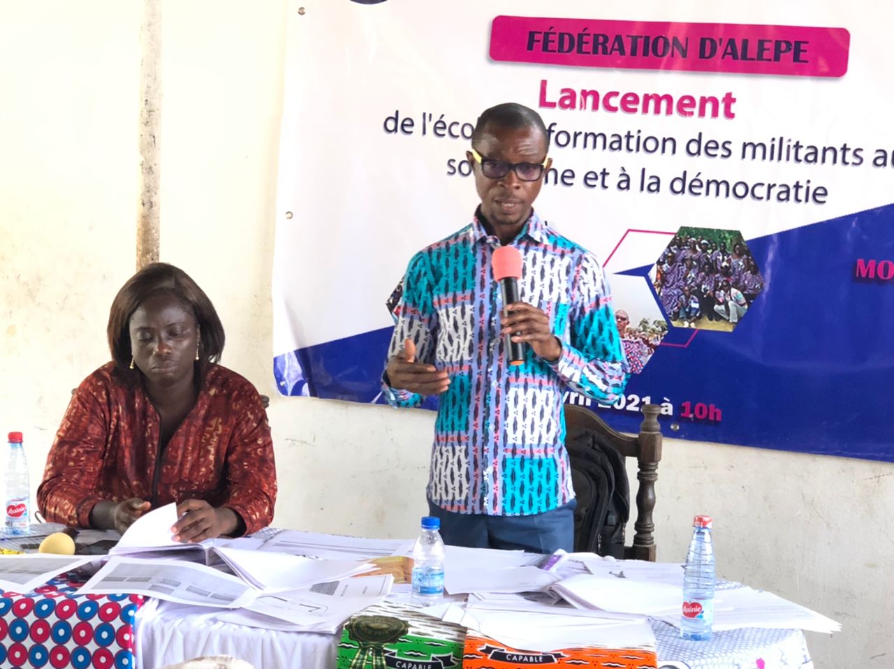 Formation politique à Alépé / ‘’La communication dans le groupe’’ au menu