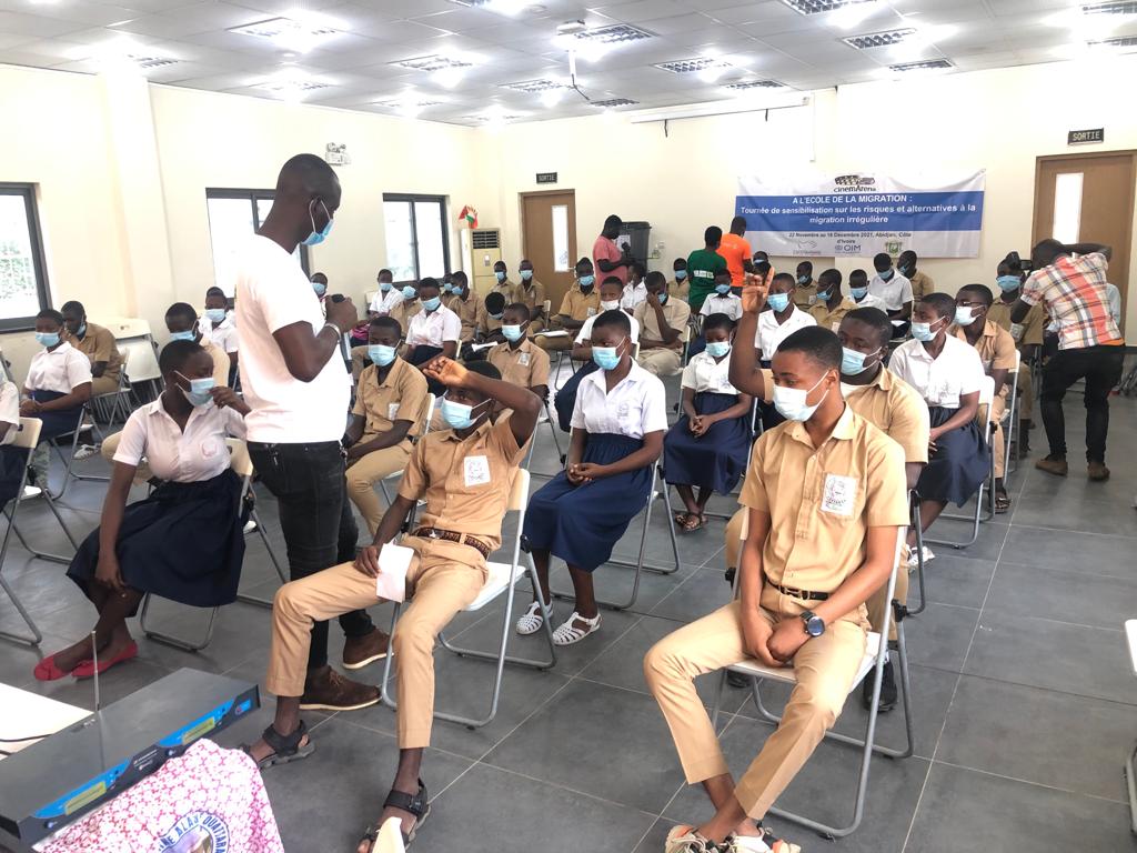Migration irrégulière / Le Lycée Alassane Ouattara d’Anyama sensibilisé et conquis