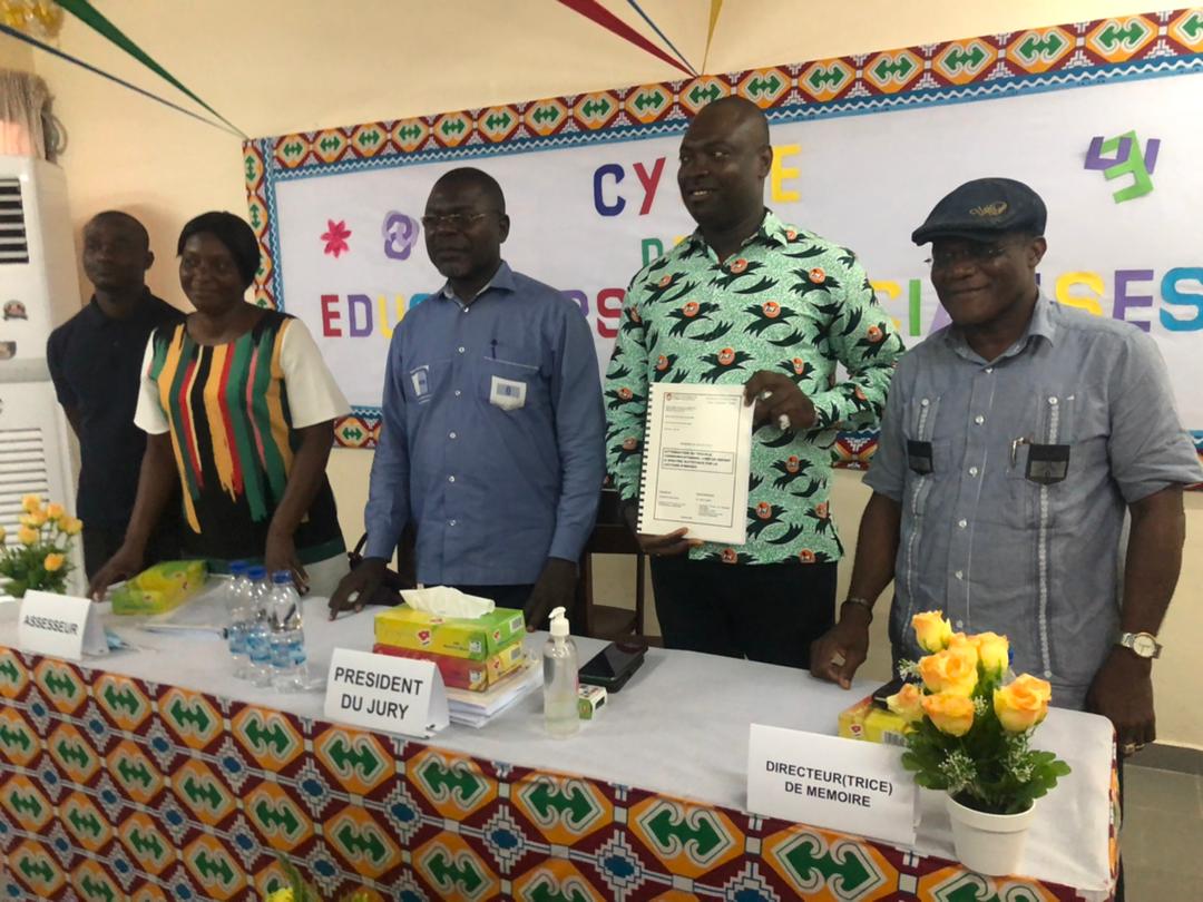 Soutenance à l’INFS / Ahonon Réné parle de l’atténuation du trouble communicationnel chez un autiste