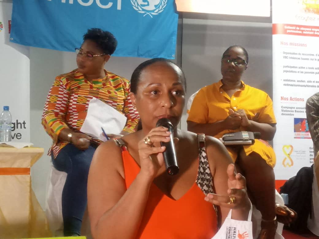 Violences Basées sur le Genre / La député Yasmina Ouégnin sensibilise à Cocody