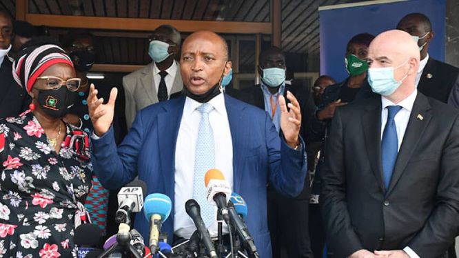 Football ivoirien / Patrice Motsepe prône l’unité des acteurs du sport roi
