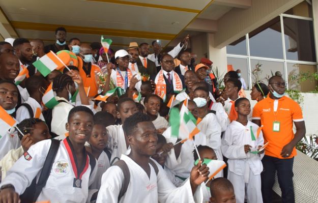 J.O Tokyo 2020 / Ruth Gbagbi accueillie en triomphe à Abidjan
